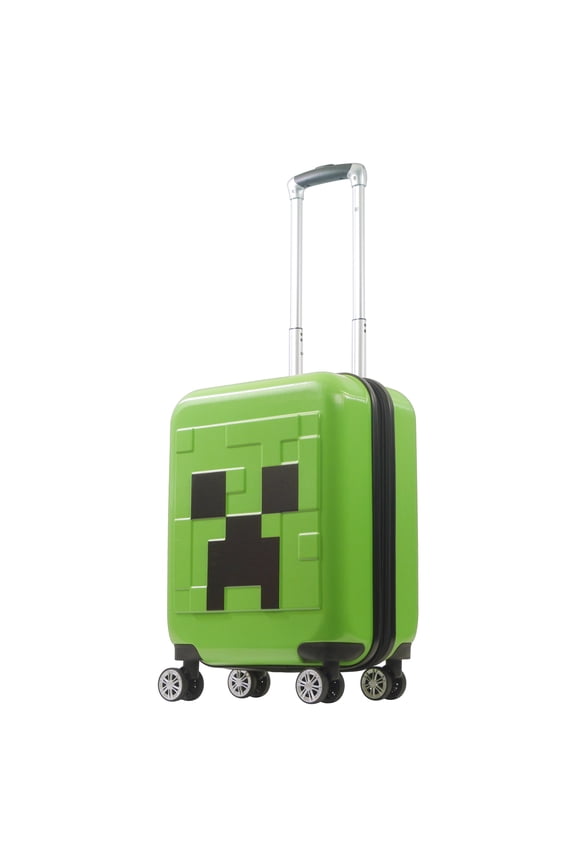 Carry On Suitcase, Kids and Adult Travel Luggage with Hard Shell, Creeper
