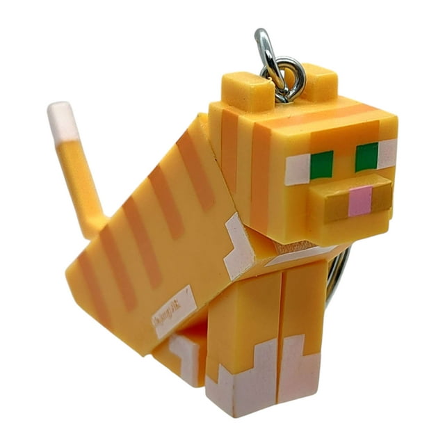 Minecraft Cat Figural Keychain (No Packaging)