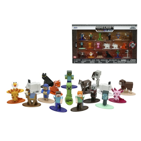 Minecraft Caves and Cliffs 1.65" 18-Pack Series 8 Die-Cast Figures