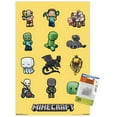 thumbnail image 1 of Minecraft - Characters Wall Poster with Push Pins, 14.725" x 22.375", 1 of 3