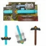 Minecraft Click and Switch Sword and Pickaxe Role-Play 2-in-1 Toy Inspired by the Movie