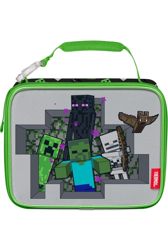 Kid's Reusable Soft Lunch Box, Minecraft