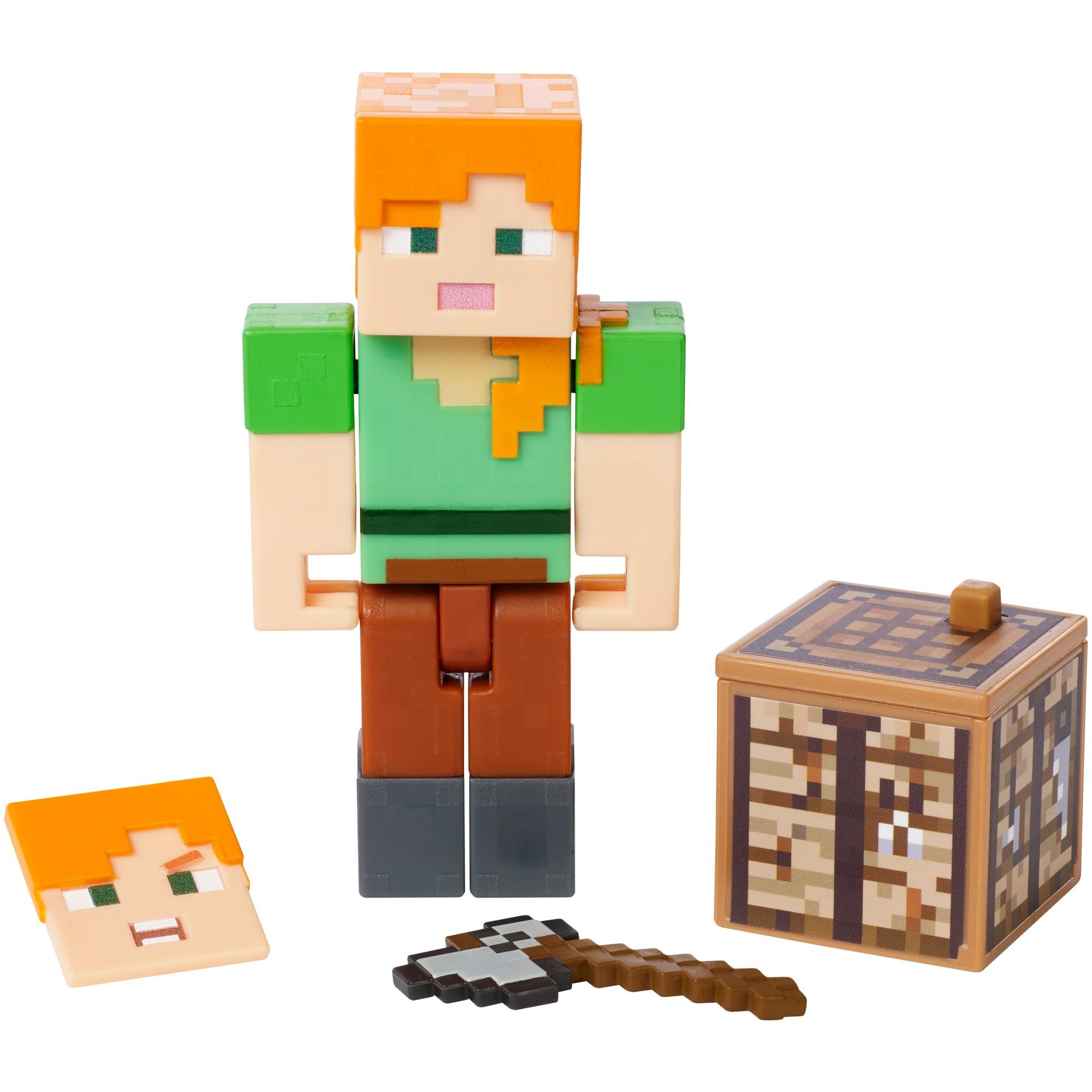 Minecraft Comic Maker Alex Action Figure with 2 Faces - image 1 of 8