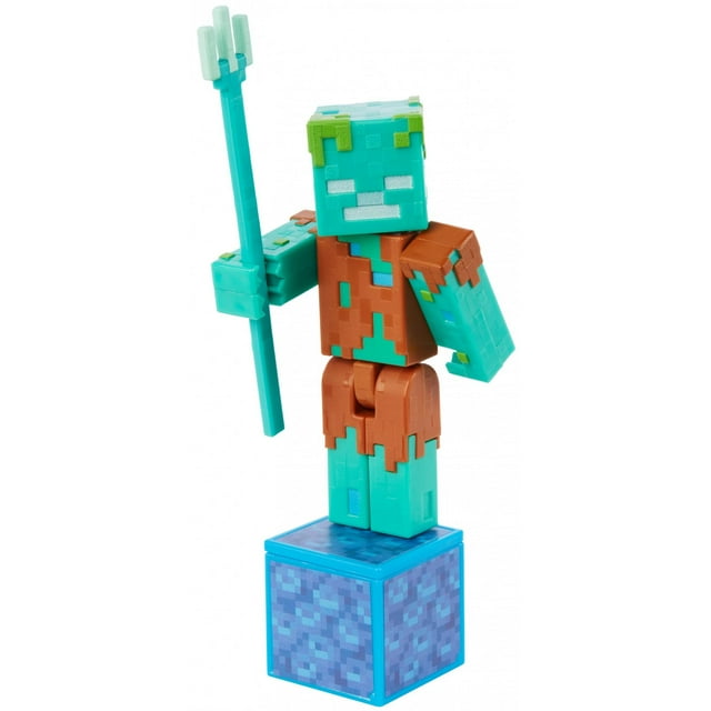 Minecraft Comic Maker Drowned Action Figure - Walmart.com