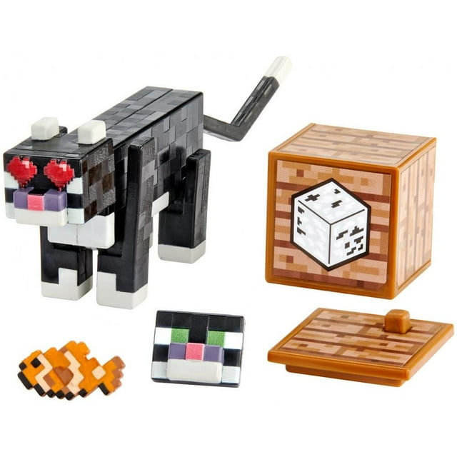 Minecraft Comic Maker Tuxido Cat Action Figure with 2 Faces - Walmart.com