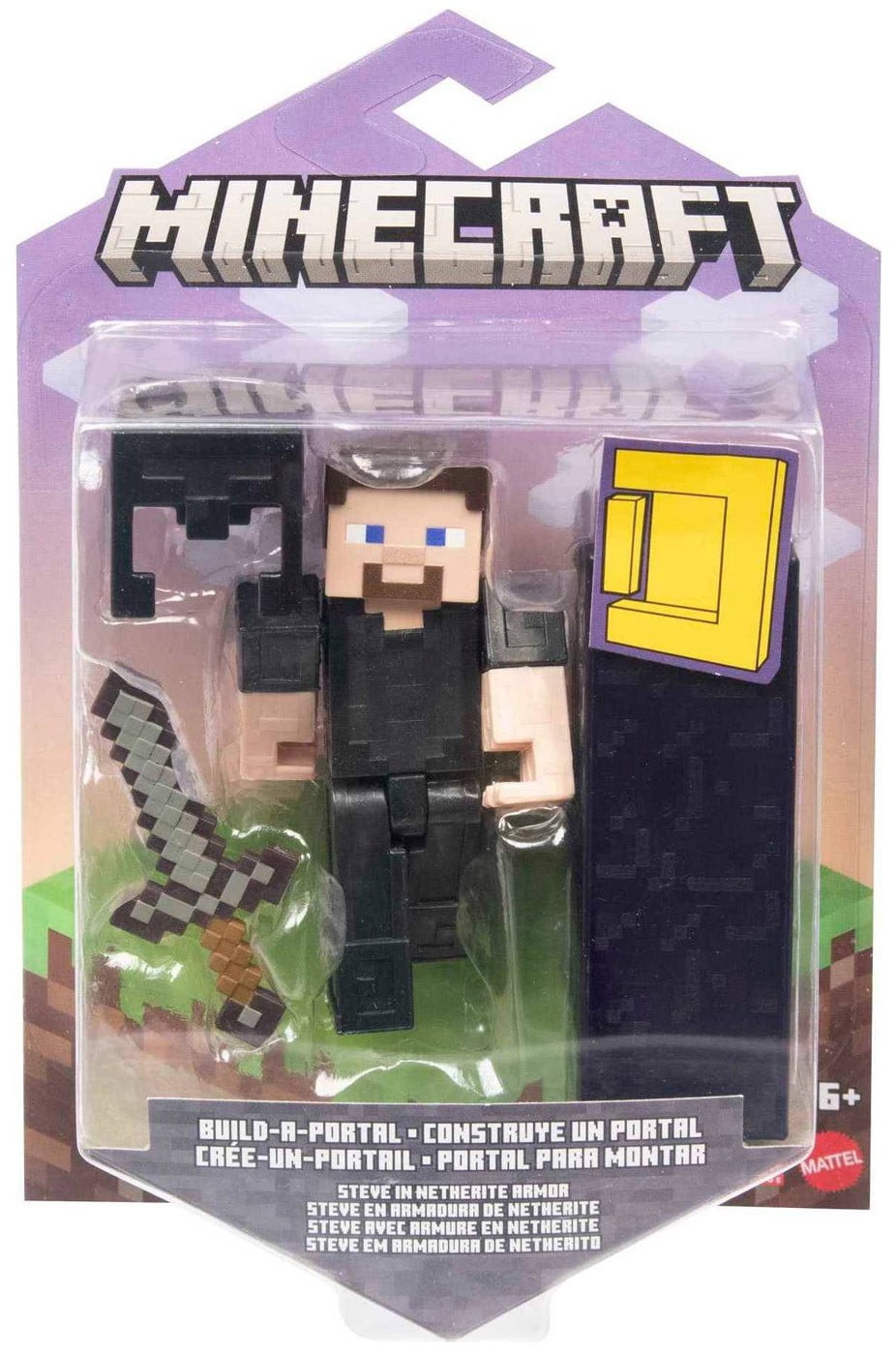  Mattel Minecraft Craft-A-Block Biome Builds Steve Figure,  Authentic Pixelated Video-Game Character, Action Toy to Create, Explore and  Survive, Collectible Gift for Fans Age 6 Years and Older : Toys & Games