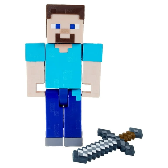 A Minecraft Movie: Man's Best Wolf (2025) STEVE & DENNIS Figures