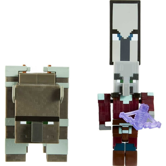 Minecraft Craft-a-Block 2-Pk Figures, Character Figures Based on the Video Game (Styles May Vary)