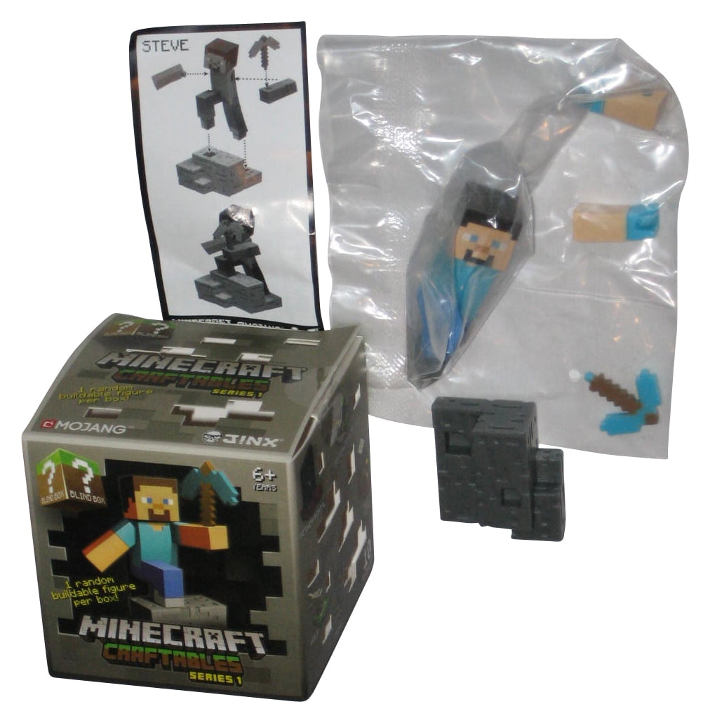 Minecraft Craftables Series 1 (2015) Jinx Mojang Steve Mini Figure