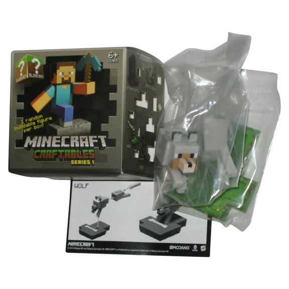 Minecraft Craftables Series 1 (2015) Jinx Mojang Wolf Mini Figure