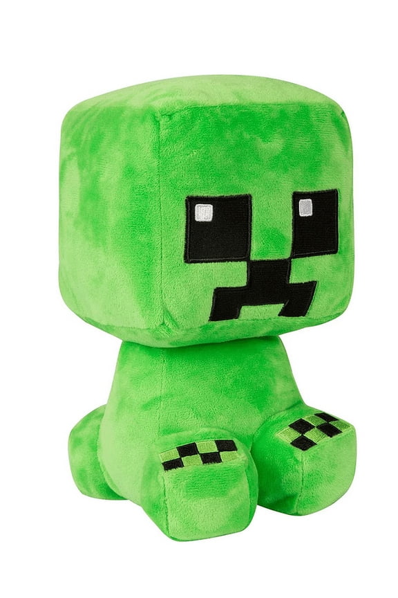 Crafter Creeper Plush Stuffed Toy, Green, 10" Tall