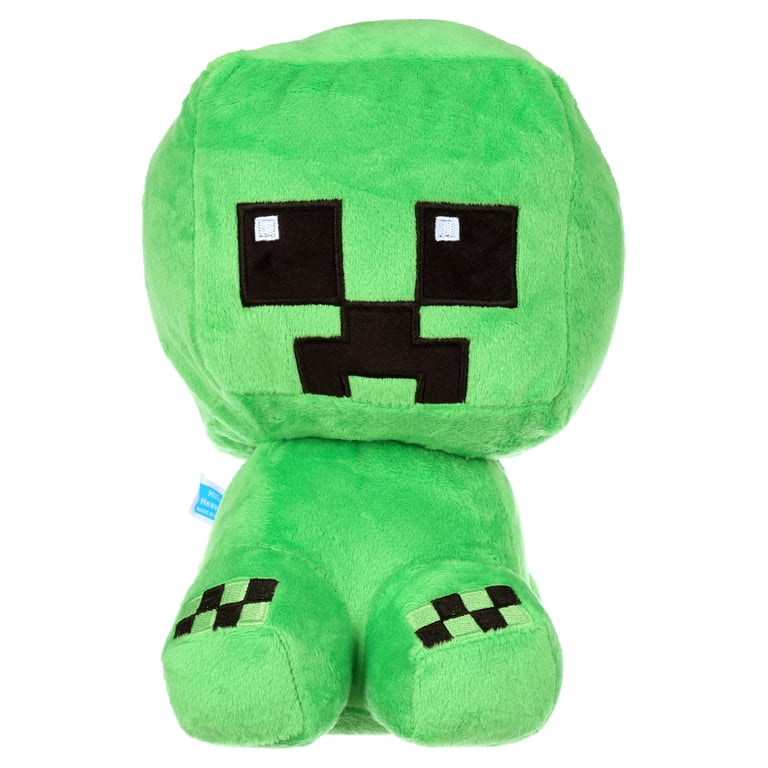 Minecraft Crafter Creeper Plush Toy, Green, 10 Inch Tall