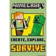 thumbnail image 1 of Minecraft - Create, Explore, SurVive Wall Poster, 14.725" x 22.375", 1 of 3