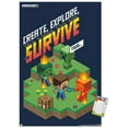 thumbnail image 1 of Minecraft - Create, Explore, Survive 2 Wall Poster, 14.725" x 22.375", 1 of 5