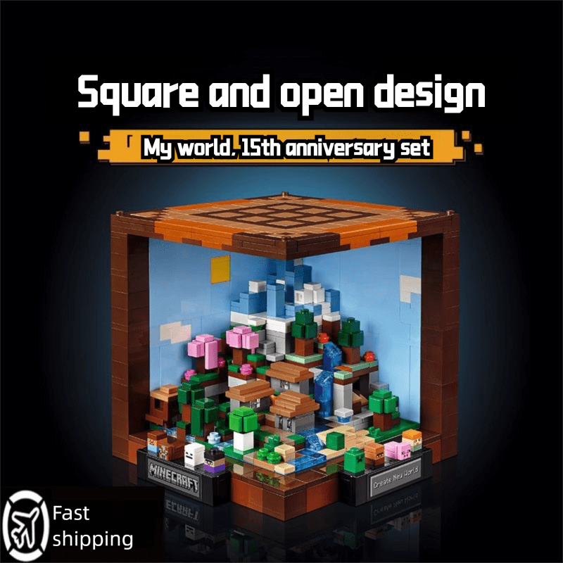 Minecraft Creative Workbench - Building Blocks Toy Decoration Gift for ...
