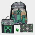 thumbnail image 1 of Minecraft Creeper 5 Piece 16 Inch Backpack Set, 1 of 8