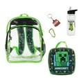 thumbnail image 1 of Minecraft Creeper 5-Piece Backpack & Lunchbox Set With Water Bottle, 1 of 7