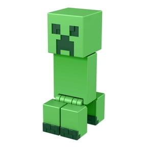 Minecraft Creeper Action Figure, 3.25-In, with 1 Build-A-Portal Piece & 1 Accessory