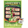 thumbnail image 1 of Minecraft - Creeper Anatomy Wall Poster with Push Pins, 14.725" x 22.375", 1 of 3