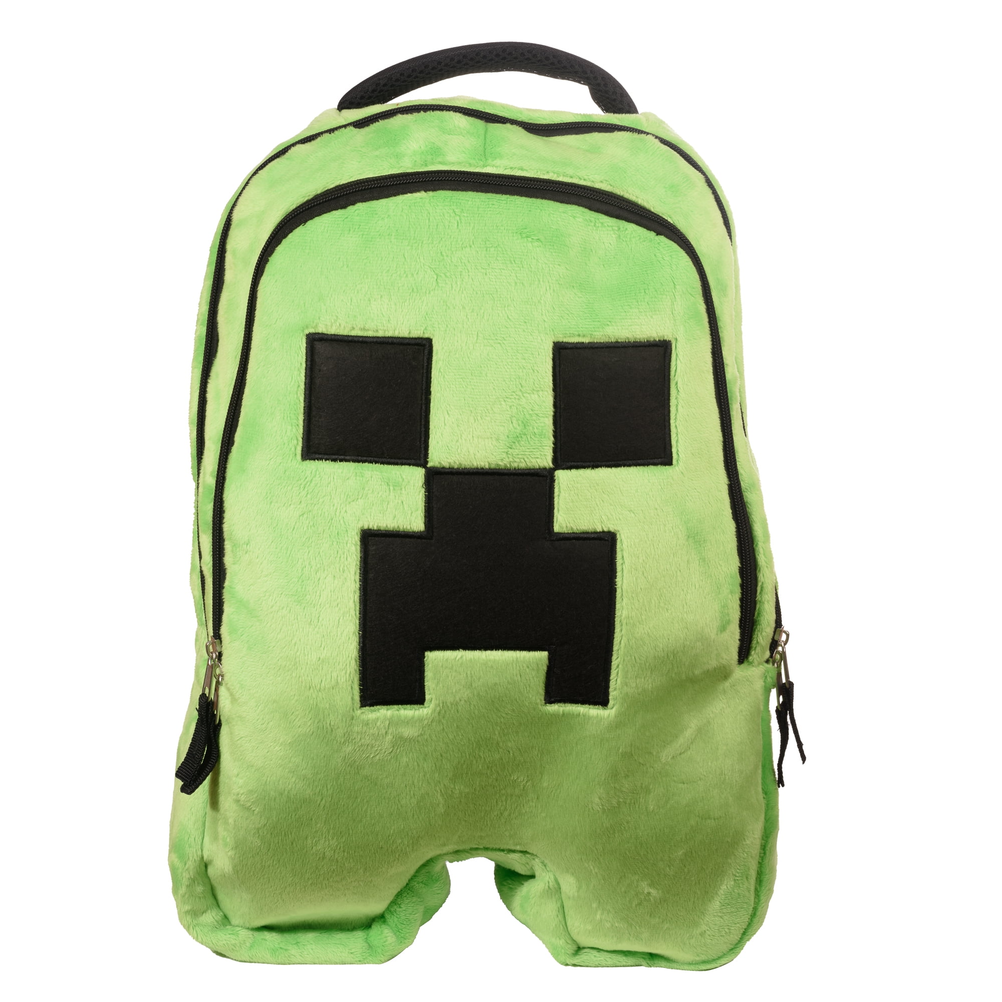 Minecraft Creeper 16 Laptop School Bag for Boys Girls Kids Bookbag with Double Compartment Padded Mesh Straps Walmart
