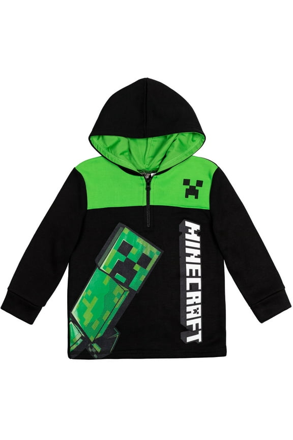 Creeper Big Boys Fleece Half Zip Hoodie Little Kid to Big