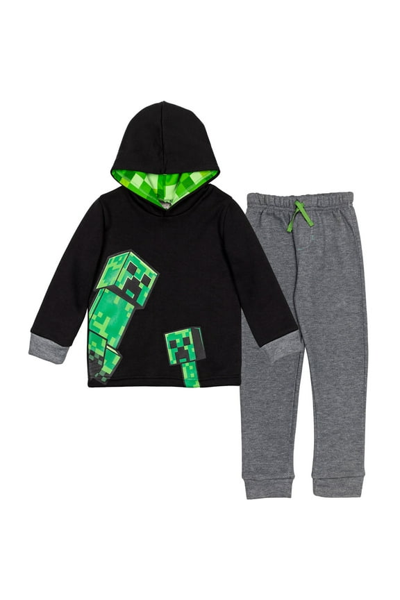 Creeper Big Boys Fleece Pullover Hoodie and Pants Outfit Set Little Kid to Big Kid