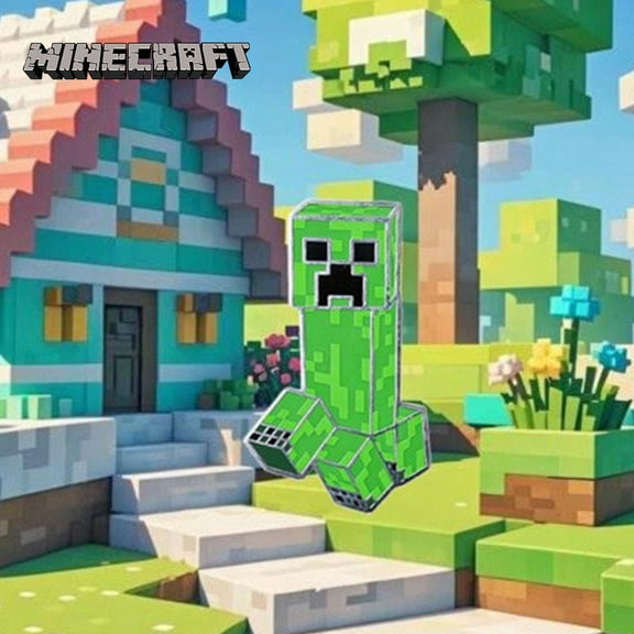 Minecraft Creeper Brooch Pin