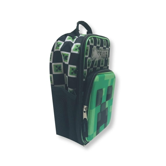 Minecraft Creeper Checker Cordura Reusable Lunch Box