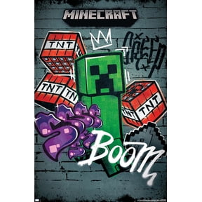 Minecraft - Creeper Do Not Enter Wall Poster, 22.375" x 34"