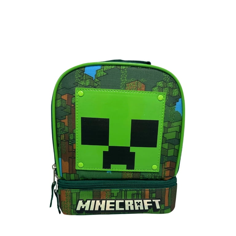 Minecraft Creeper Dual Compartment Lunch Kit - Walmart.com