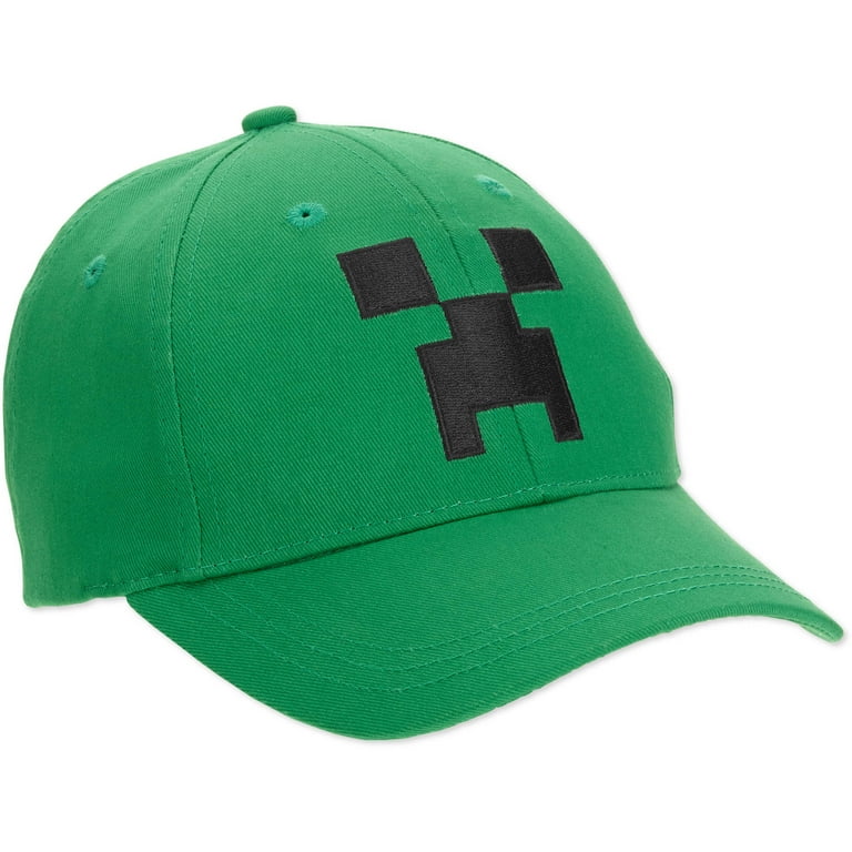 Minecraft Creeper Face Mesh Comfort Youth Hat