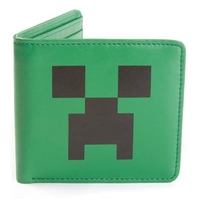 Minecraft Creeper Face Leather Wallet