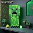 thumbnail image 1 of Minecraft Creeper Piggy Bank Halloween Decorations  Green, 1 of 7