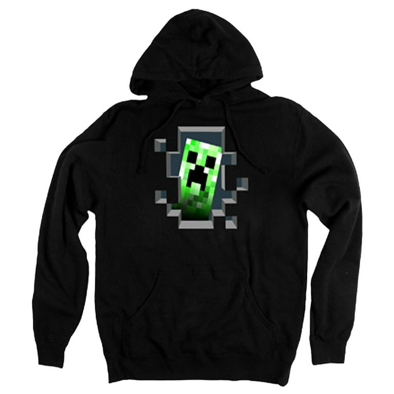 Minecraft creeper shop hoodie walmart