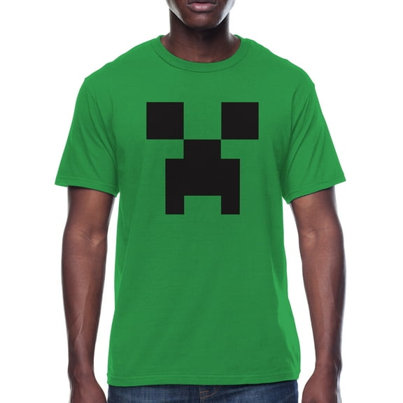 Minecraft Creeper Men's Graphic Tee Shirt, Sizes S-3XL