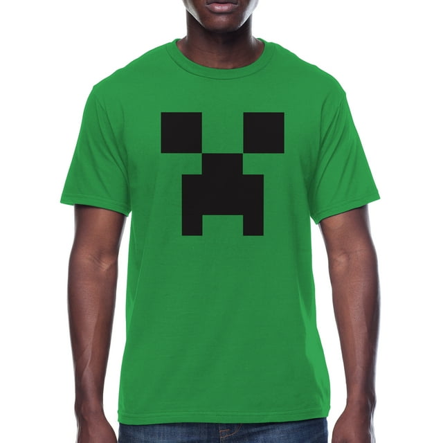 Minecraft Creeper Men's Graphic T-Shirt - Walmart.com