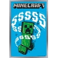 thumbnail image 1 of Minecraft - Creeper SSS Wall Poster, 14.725" x 22.375", Framed, 1 of 3