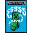 thumbnail image 1 of Minecraft - Creeper SSS Wall Poster, 14.725" x 22.375", Framed, 1 of 3