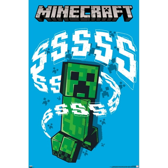 Minecraft - Creeper SSS Wall Poster, 22.375" x 34"