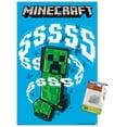 thumbnail image 1 of Minecraft - Creeper SSS Wall Poster with Pushpins, 14.725" x 22.375", 1 of 3