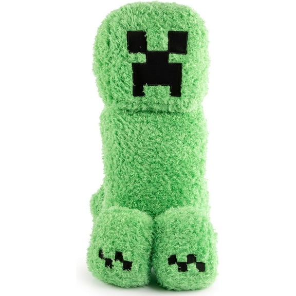 Minecraft Creeper Soft & Fuzzy Pillow Buddy - Gaming Décor
