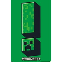 Minecraft - Creeper Symbol Wall Poster, 22.375" x 34"