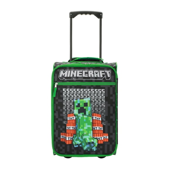 Minecraft Creeper TNT Black 18" Pilot Case