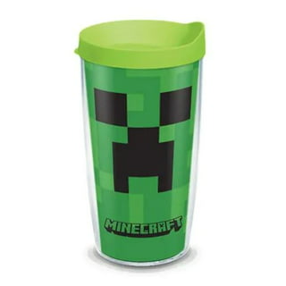 Tervis Triple Walled Minecraft Insulated Tumbler Cup Keeps Drinks Cold &  Hot, 20oz - Stainless Steel, Creeper