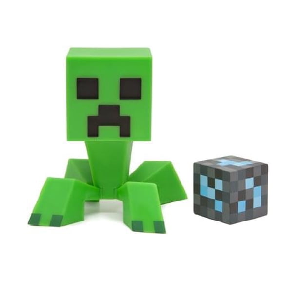 Minecraft Creeper Vinyl Action Figure with Diamond Block