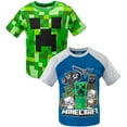 Minecraft Creeper Zombie Enderman Little Boys 2 Pack TShirts Little