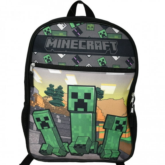 Minecraft Creeper and Mobs 16 Backpack