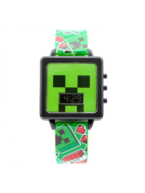 Creeper vs Diamond Sword Kid's Digital Watch