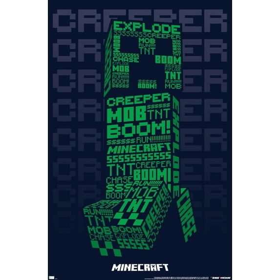 Minecraft - Creeperscope Wall Poster, 14.725" x 22.375"