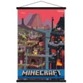 thumbnail image 1 of Minecraft - Cube Wall Poster with Magnetic Frame, 22.375" x 34", 1 of 5